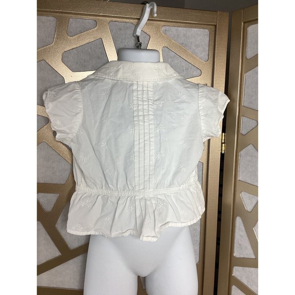 GIRLS GAP EDENS BOUQUET JANIE AND JACK DRESS TOPS blouses WHITE IVORY LOT sz 4 5 - Picture 10 of 14